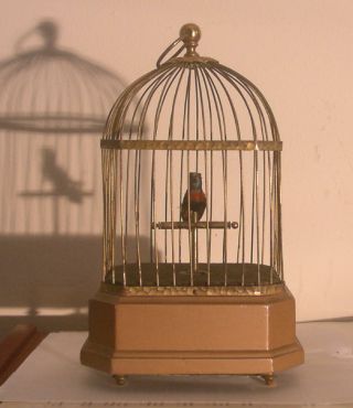 German Karl Griesbaum Singing Bird Cage Automaton