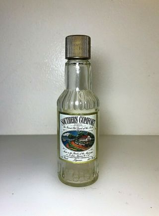 Miniature Whisky Bottle (empty) : Southern Comfort; (highball Recipe) 1970 