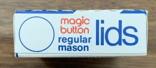 Vintage Owen ' s - Illinois Magic Button canning jar lids 12 Regular Mason Lids 3