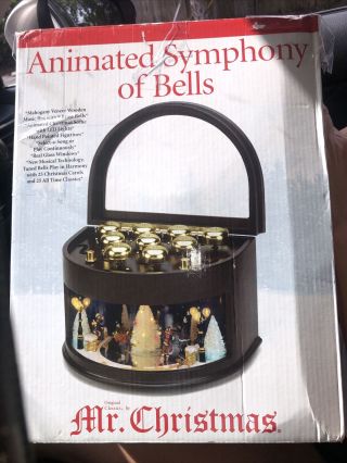 Mr.  Christmas Animated Symphony Of Bells 50 Song Music Box
