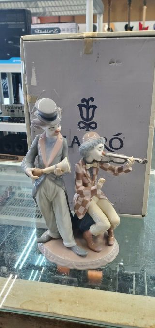 Lladro 5856 Circus Concert Figurine Hand Made In Spain W/original Box