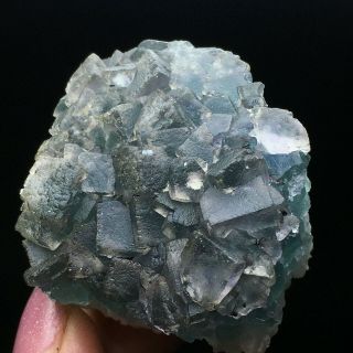 87g Natural Translucent Green Cube Fluorite Crystal Mineral Specimen/China 3