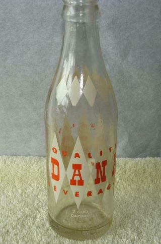 Quality Dana Beverage 7 Floz Cincinnati Ohio Coca Cola Bottle