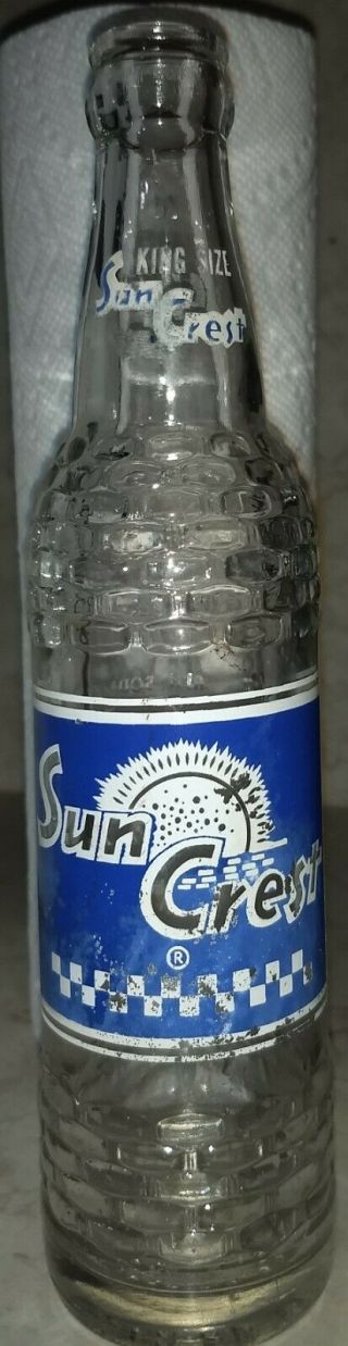 Elkton Va King Size Sun Crest Soda Bottle