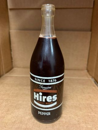 Vintage Hires Root Beer Miniature Plastic Soda Bottle Pepper Shaker Novelty