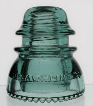 Blue Gray Cd 154 Mclaughlin - 42 Made In U.  S.  A.  Glass Insulator