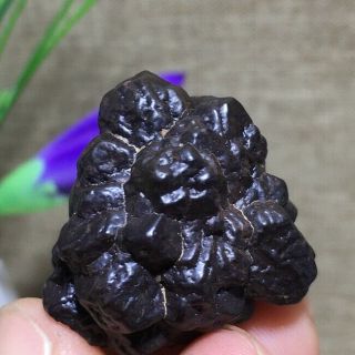Rare Carbonado Black Diamond Meteorite Rare Specimen 24g K1112