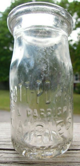 Philadelphia,  Pa.  Milk Bottle - 1/4 Pint - Scott Powell