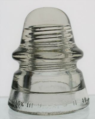 CLEAR CD 160 ARMSTRONG ' S NO.  14 BABY SIGNAL GLASS INSULATOR 2