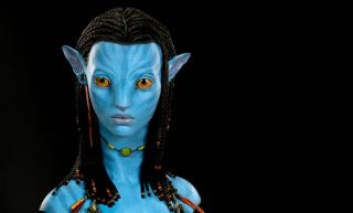 Neytiri Life Size Bust By Sideshow Collectibles Missing Neckless And Box.