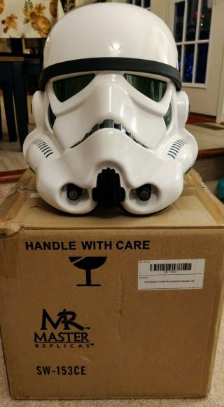 Star Wars Master Replicas Stormtrooper Helmet Anh 2007 Sw - 153 Collectors Edition