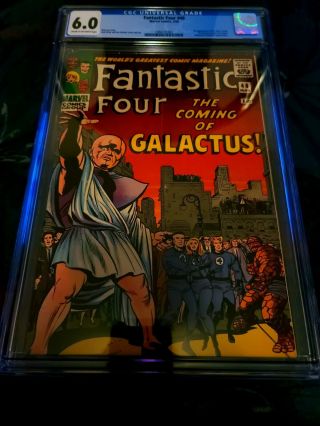 Fantastic Four 48 Cgc 6.  0 1st Silver Surfer & Galactus Stan Lee Jack Kirby 1966