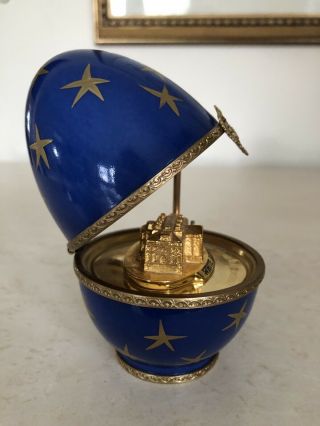 Faberge Egg American Freedom Egg White House Limited Edition Number 14 3