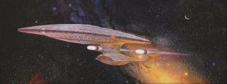 Star Trek Tng - Ready Room Mini Print Poster Signed By Patrick Stewart