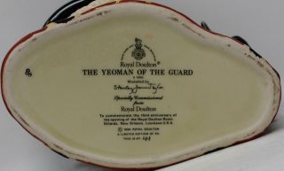 Royal Doulton Large Character Jug The Yeoman of the Guard D6883 Dillards 41 / 50 3