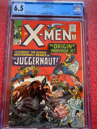 X - Men 12 Cgc 6.  5 Ow/w Pages,  First Juggernaut