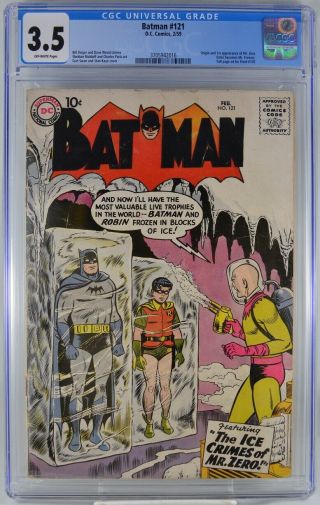 Batman 121 Cgc 3.  5 1st Appearance Mr Freeze 1959