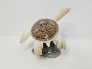 Lladro Porcelain Caribbean Exclusive Sea Turtle Figurine 3