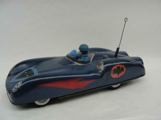1966 Alps Japan Batman Batmobile Sports Car Tin Friction Hero Comic Toy