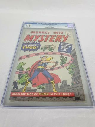 Marvel Comics Journey Into Mystery 83 Cgc 9.  6 Golden Record Reprint 1st Thor