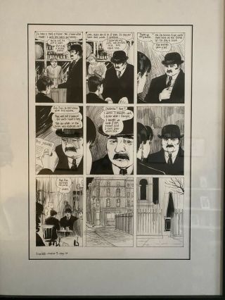 Eddie Campbell Page From Hell,  Written By Alan Moore (chap.  9,  Page 45)