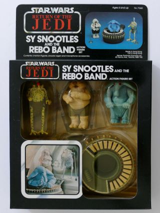Star Wars Sy Snootles And The Rebo Band Rotj Kenner Canada 1983 W.  Box