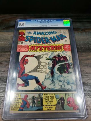Spider - Man 13 Cgc 5.  0 1st Appearance Mysterio Quentin Beck
