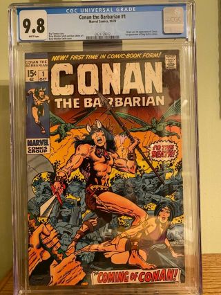 Conan The Barbarian 1 Cgc 9.  8