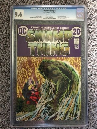 Swamp Thing 1 Cgc 9.  6 White Pages