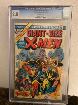 Giant - Size X - Men 1 Cgc 2.  0