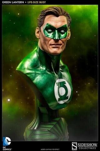 Dc Comics Sideshow Collectibles Green Lantern Life Size Bust (1:1 Scale)