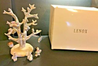 Lenox Tree And Snow Pals Miniature Tree Ornaments 11 - Winter Deco