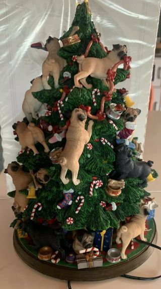 Danbury Pug Dog Christmas Tree
