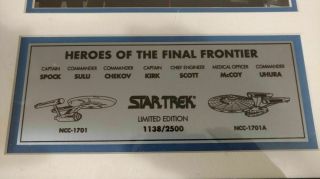 Star Trek Heroes Of The Final Frontier Auto Cast 1138/2500 2