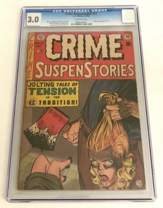 Crime Suspenstories 22 Cgc 3.  0 Off White Pages