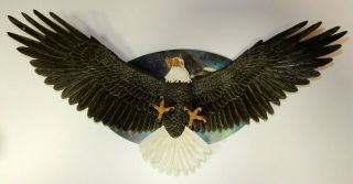 Bradford Exchange " Force Of Nature " Eagle Wall Sculpture By Ted Blaylock A0226