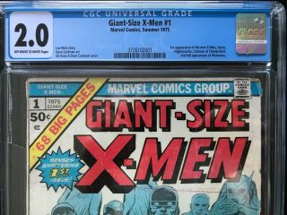 Giant Size X - Men 1 CGC 2.  0 First X - Men Book Hot MCU Film Coming 2