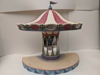 Disney Traditions by Jim Shore Carousel Base with 4 Carousel Princesses 2