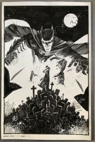 Batman 34 Cover Art 11 X 17 Matteo Scalera Dc Comics Snyder