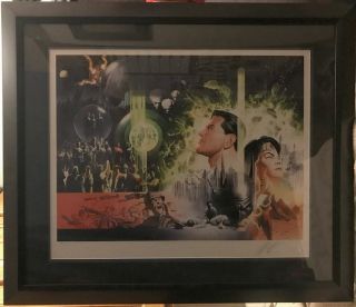HISTORY Of The DC UNIVERSE Fine Art Lithograph 36/175 HAND SIGNED Alex Ross 3
