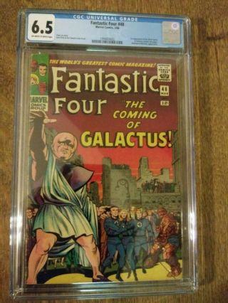 Fantastic Four 48 (3/66) Cgc 6.  5 1st Appearance The Silver Surfer & Galactus