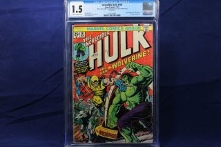 Marvel Comics Incredible Hulk 181 Cgc 1.  5 Blue Label