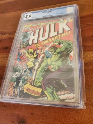 Incredible Hulk 181 CGC 3.  0 1st full Wolverine 3