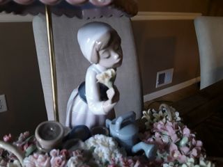 Lladro Flowers Of The Season Porcelain Figurine w/box 3