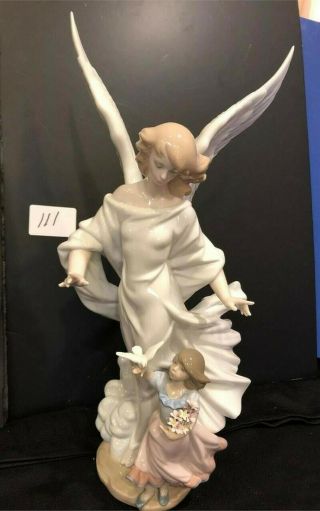 Lladro Figurine " Guardian Angel " 6352 Limited Edition Signed Daisa 1996