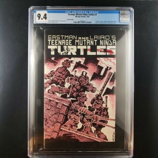 Teenage Mutant Ninja Turtles 1 3rd Print Cgc 9.  4 1984 Mirage Tmnt White Pages