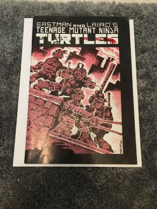 Teenage Mutant Ninja Turtles 1 3rd Print Mirage Studios 1985 Kevin Eastman