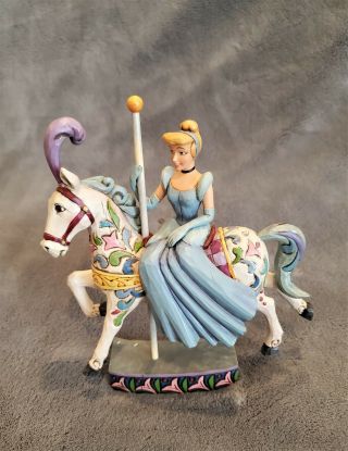 Enesco Disney Traditions By Jim Shore 4011745 Cinderella Riding A Carousel Horse