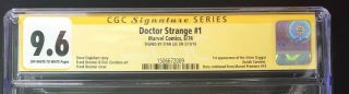 Doctor Strange 1 CGC 9.  6 OW/W 1974 1st Silver Dagger Signed Stan Lee RARE 2
