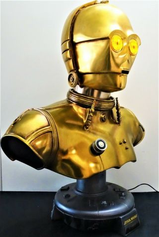 STAR WARS SIDESHOW C - 3PO LIFE - SIZE BUST STATUE FIGURE FRED BARTON ROBOT DROID 2